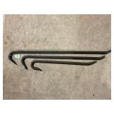 LOT OF 3 PRY BARS