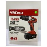 HYPER TOUGH 18 VOLT CORDLESS DRILL - NEW IN