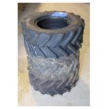 DITCH WITCH 252 SET OF 3 TIRES - 2 WITH RIMS - 16