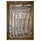 CRAFTSMAN METRIC BOX  & OPEN END WRENCHES