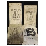 4 PR OF LINEMANS GLOVES - SIZE 10, TYPE 1, CLASS 2