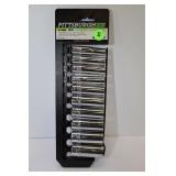 PITTSBURG 10PC 3/8 DRIVE DEEP WELL SOCKET SET