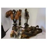 LINEMANS POLE CLIMBING SPIKES W/7 SETS OF NEW