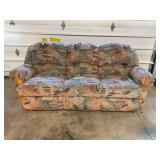 BERKLINE COUCH WITH DUAL RECLINER AND 2 MATCHING