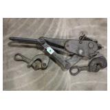 SET OF 2 STRAND GRIP HIGH TENSION CABLE PULLERS