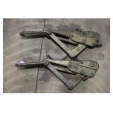 SET OF 2 STRAND GRIP HIGH TENSION CABLE PULLERS