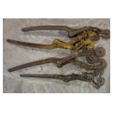 LOT OF 4 HEAVY DUTY CHAIN BINDERS