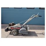 WHITE REAR TINE 5HP GARDEN TILLER - RUNS