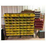 64 BIN BOLT BIN ORGANIZER WITH REMOVABLE TRAYS -