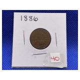 1886 INDIAN CENT