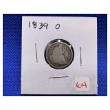 1839-O SEATED DIME