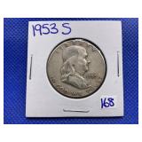 1953-S FRANKLIN HALF DOLLAR