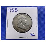 1953 FRANKLIN HALF DOLLAR