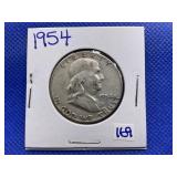 1954 FRANKLIN HALF DOLLAR