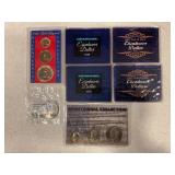 LOT OF ASSORTED EISENHOWER DOLLARS & BICENTENNIAL