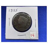 1825 LARGE CENT