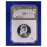 1962 FRANKLIN HALF DOLLAR PCI PR68CAMEO