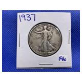 1937 WALKING LIBERTY HALF DOLLAR