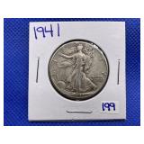 1941 WALKING LIBERTY HALF DOLLAR