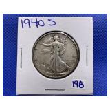 1940-S WALKING LIBERTY HALF DOLLAR