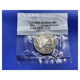 1942 WALKING LIBERTY HALF DOLLAR
