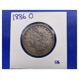 1886-O MORGAN SILVER DOLLAR