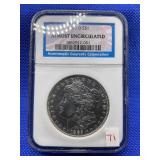 1885-O MORGAN NGC AU
