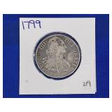 1799 8 REALES - MEXICAN SILVER COIN