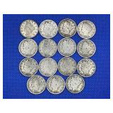 LOT OF ASSORTED LIBERTY HEAD NICKELS