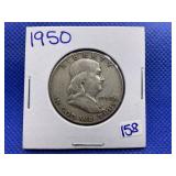 1950 FRANKLIN HALF DOLLAR