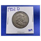 1952-D FRANKLIN HALF DOLLAR