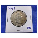 1949 FRANKLIN HALF DOLLAR