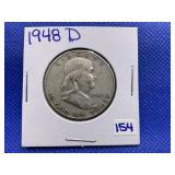 1948-D FRANKLIN HALF DOLLAR