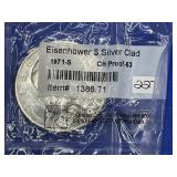 1971-S EISENHOWER SILVER CLAD DOLLAR LITTLETON