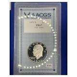 1971-S AACGS PR 67 SILVER CLAD DOLLAR