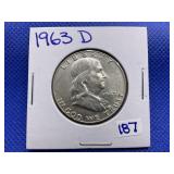 1963-D FRANKLIN HALF DOLLAR