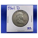 1961-D FRANKLIN HALF DOLLAR
