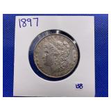 1897 MORGAN SILVER DOLLAR