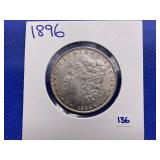 1896 MORGAN SILVER DOLLAR