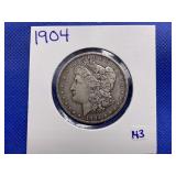 1904 MORGAN SILVER DOLLAR