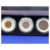 1909 VDB LINCOLN CENT, 1863 INDIAN HEAD CENT &