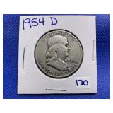 1954-D FRANKLIN HALF DOLLAR