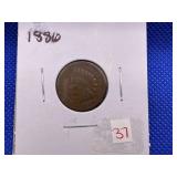 1886 INDIAN CENT