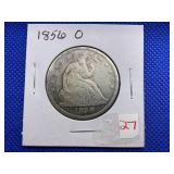 1856-O SEATED HALF DOLLAR