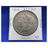 1878 8TAILFEATHER MORGAN DOLLAR BU