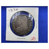 1826 BUST HALF DOLLAR