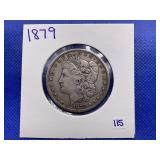 1879 MORGAN SILVER DOLLAR