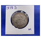 1878-S MORGAN SILVER DOLLAR