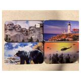 LOT OF 4 SINGLE BLADE FOLDING POCKET KNIVES W/