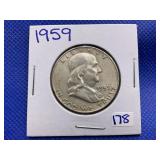 1959 FRANKLIN HALF DOLLAR